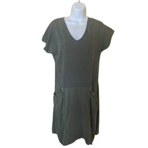 --- Khaki Green Dress Size Large